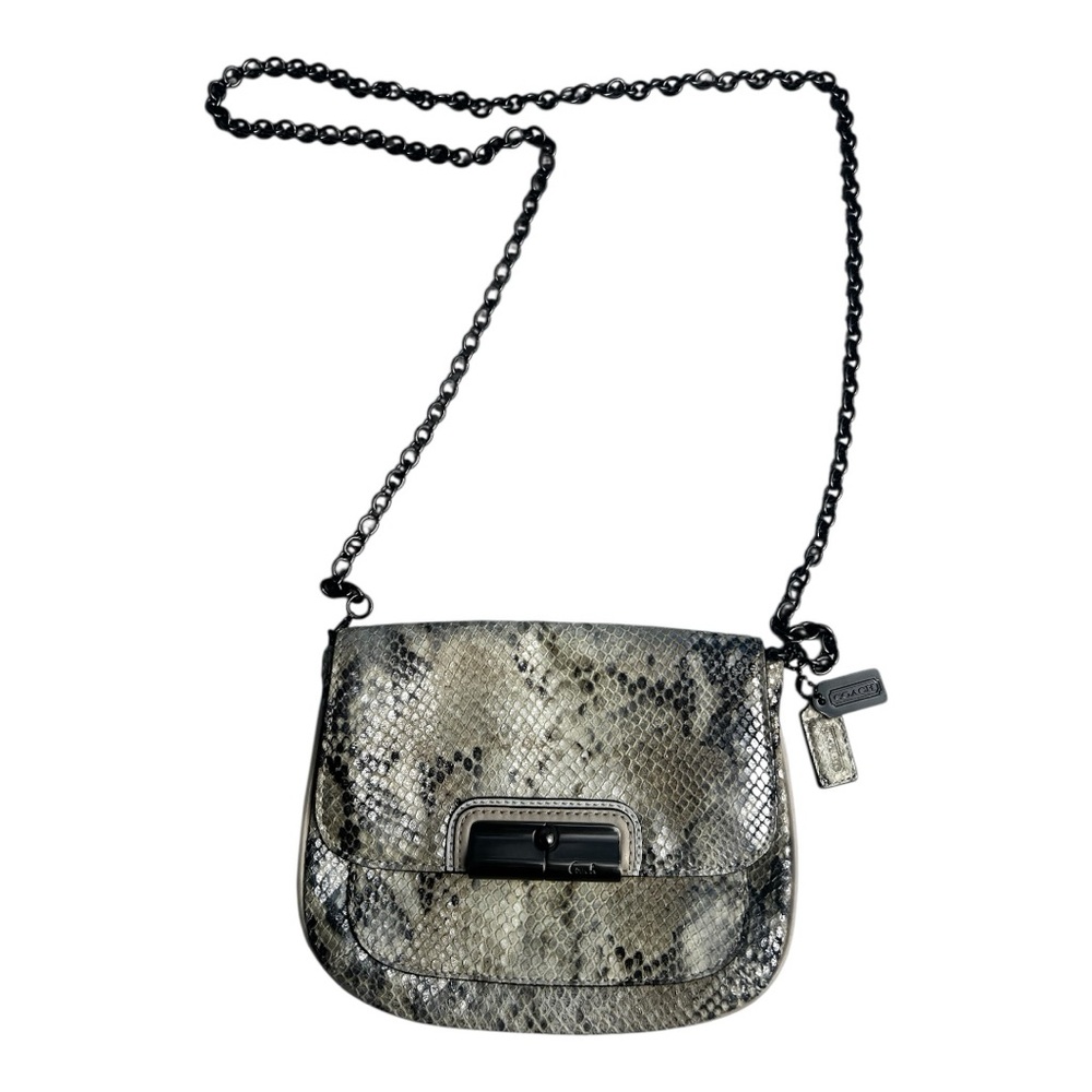 👜 Coach Snake Skin Crossbody Bag